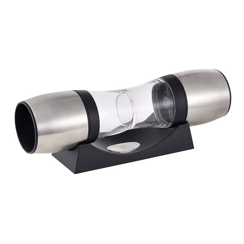 Bergner Masterpro Luxe Peper- & Zoutmolen – RVS, Hervulbaar & Inclusief Praktische Houder