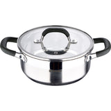 Bergner Midnight Stainless Steel Saucepan With Lid - Induction - 20Cm - 2.3L
