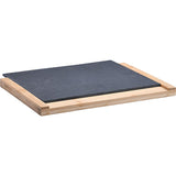 Premium Bergner Masterpro Cutting Board – Slate & Bamboo – Strong, Durable & Functional