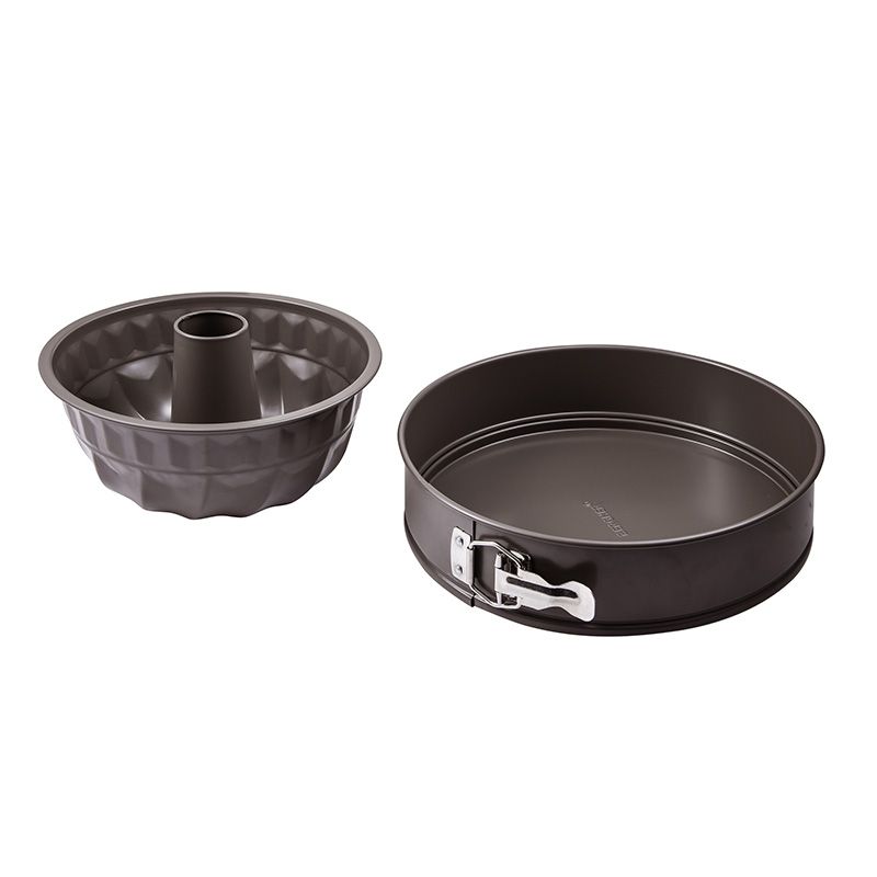 Bergner Lovers Bakeware Set – 2 Cake & Quiche Pans – Professional Non-Stick Design