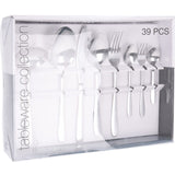 Excellent Houseware Bestekset 39-delig – Luxe Zilveren Set