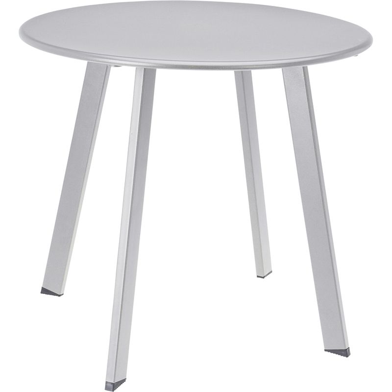Ambiance Moderne Bijzettafel – 50 cm Lichtgrijs | Gepoedercoat Metaal, Stijlvol & Duurzaam