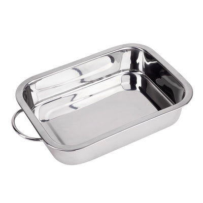 Renberg Lasagne Dish – 32x23 cm Stainless Steel | Oven and Refrigerator Safe, Durable & Stylish