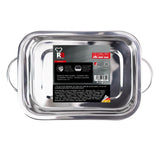 Renberg Lasagneschaal – 32x23 cm RVS | Oven- en Koelkastgeschikt, Duurzaam & Stijlvol