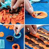 Snuffelmat Voor Honden – Interactieve Speelmat Met Beloningen – Antislip, Direct Klaar Voor Gebruik – 75x50 cm