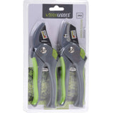 ProGarden Pruning Shears 2 Pieces – Durable, Comfortable & Precise for Garden Maintenance