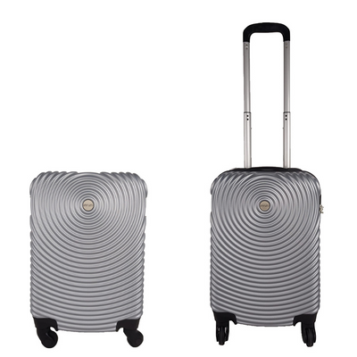Ceruzo Premium Carry-On Suitcase – 51.5 cm Grey | Hardcase, Ultra Sturdy & Modern Design | 360° Spinner Wheels & Combination Lock