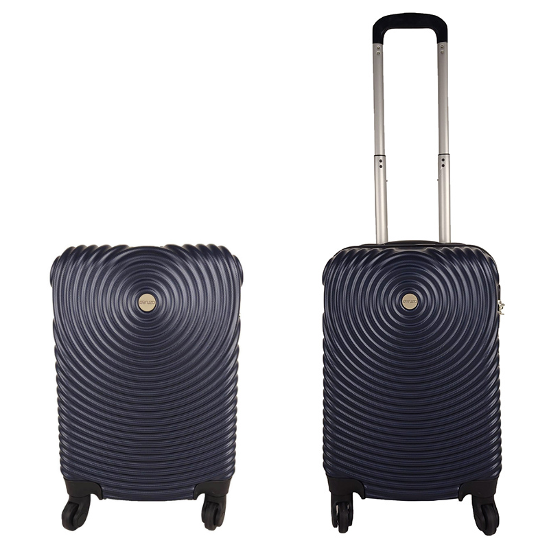 Ceruzo Premium Carry-on Suitcase – 51.5 cm Blue | Hardcase, Ultra Sturdy & Modern Design | 360° Spinner Wheels & Combination Lock
