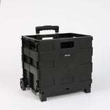Ceruzo Trolley met Vouwkrat – 50 Liter -Zwart