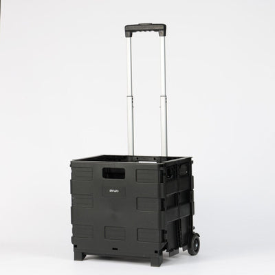 Ceruzo Trolley met Vouwkrat – 50 Liter -Zwart