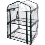 Progarden Kweekkas – 2 Verdiepingen – 50x45x80 cm – Transparante PVC Broeikas – Duurzaam Metaal Frame – Roldoor
