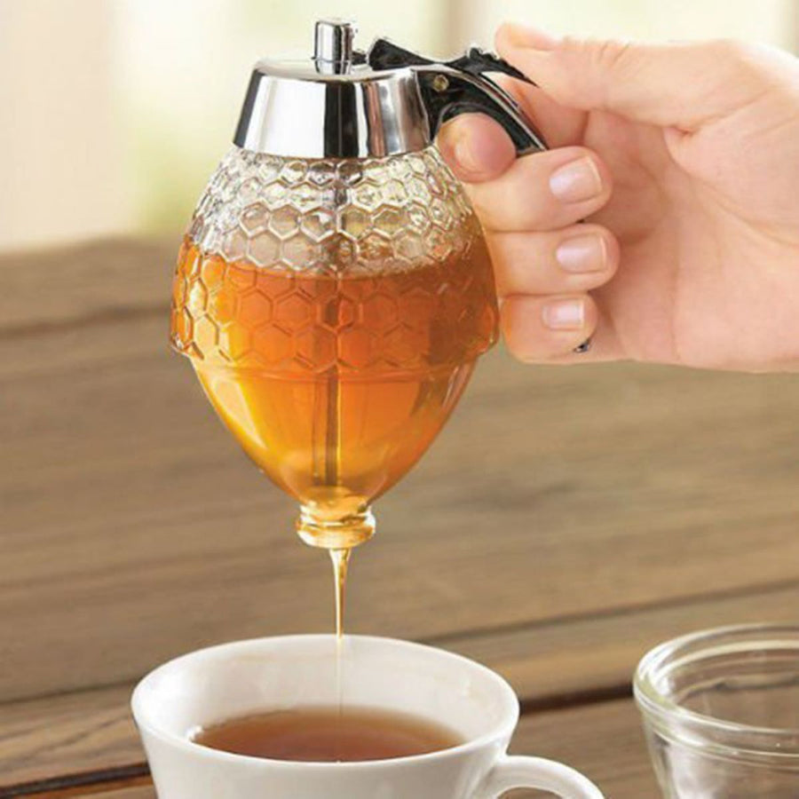Honingdispenser – Siroop Dispenser – Kunststof – 15 cm