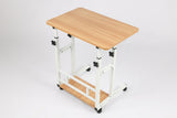 Ceruzo Laptoptafel – Verrijdbaar & Verstelbaar – Hoogte 60–85 cm – Robuust MDF & Stijlvol Walnoot – Praktische Bedtafel