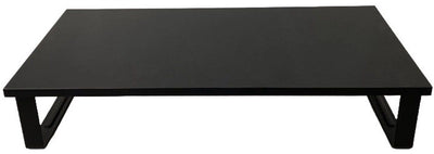 Ceruzo Monitor Stand – Desk Riser – Black – MDF & Metal