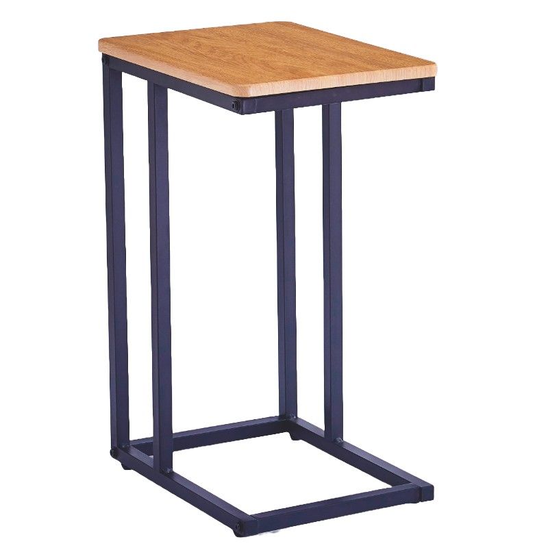 Ceruzo Side Table - Couch Table - Metal And MDF - Natural