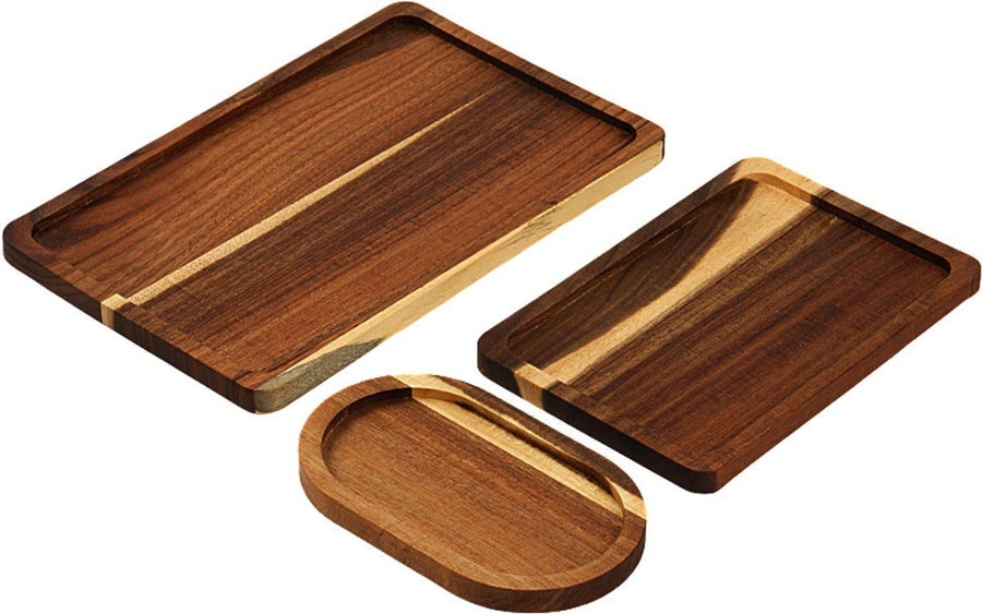 Ceruzo Trays - Acacia Wood - Set of 3