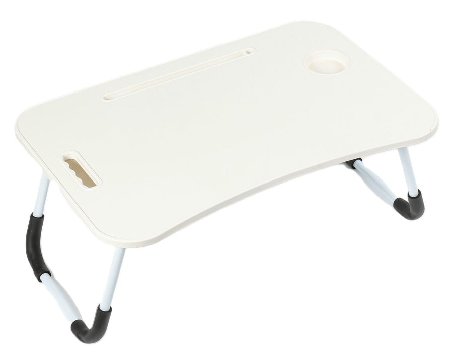 Ceruzo Foldable Laptop Table - Bedside Table - 60X40 Cm - White