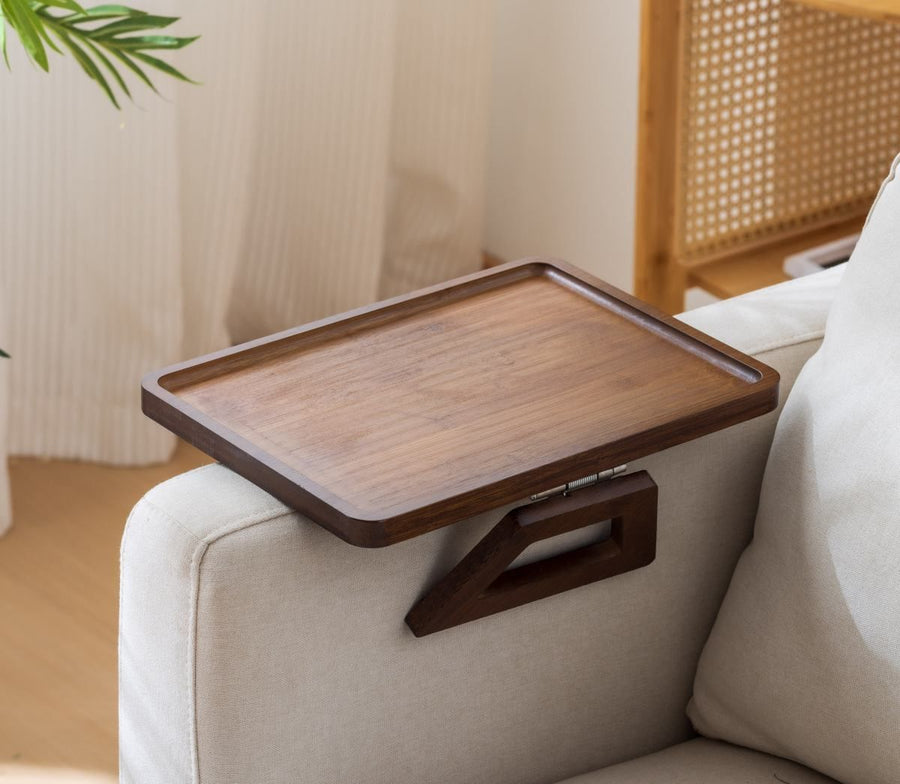 Ceruzo Armrest Tray - Brown - 33X24 Cm
