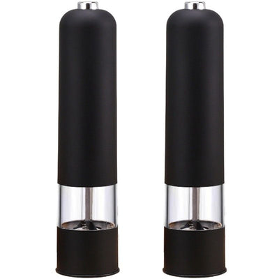 Ceruzo Electric Salt and Pepper Grinder Set - Adjustable Coarseness