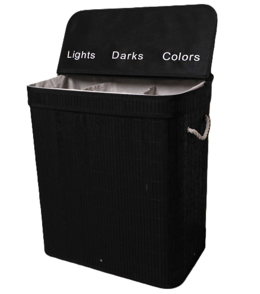 Ceruzo Laundry Basket With 3 Compartments - Laundry Sorter