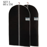 Storage Solutions Kledinghoezen – 2 Stuks – 60x150 cm – Met Rits & Kijkvenster – Bescherm Je Kleding