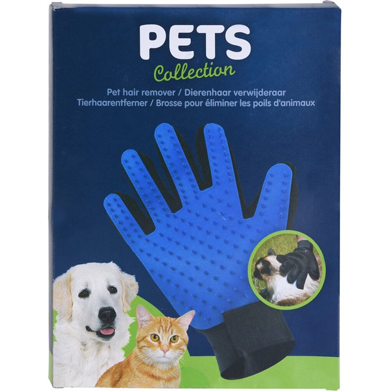 Pets Collection Dierenhaar Verwijderaar – Siliconen Borstelhandschoen voor Honden en Katten – Comfortabel en Efficiënt