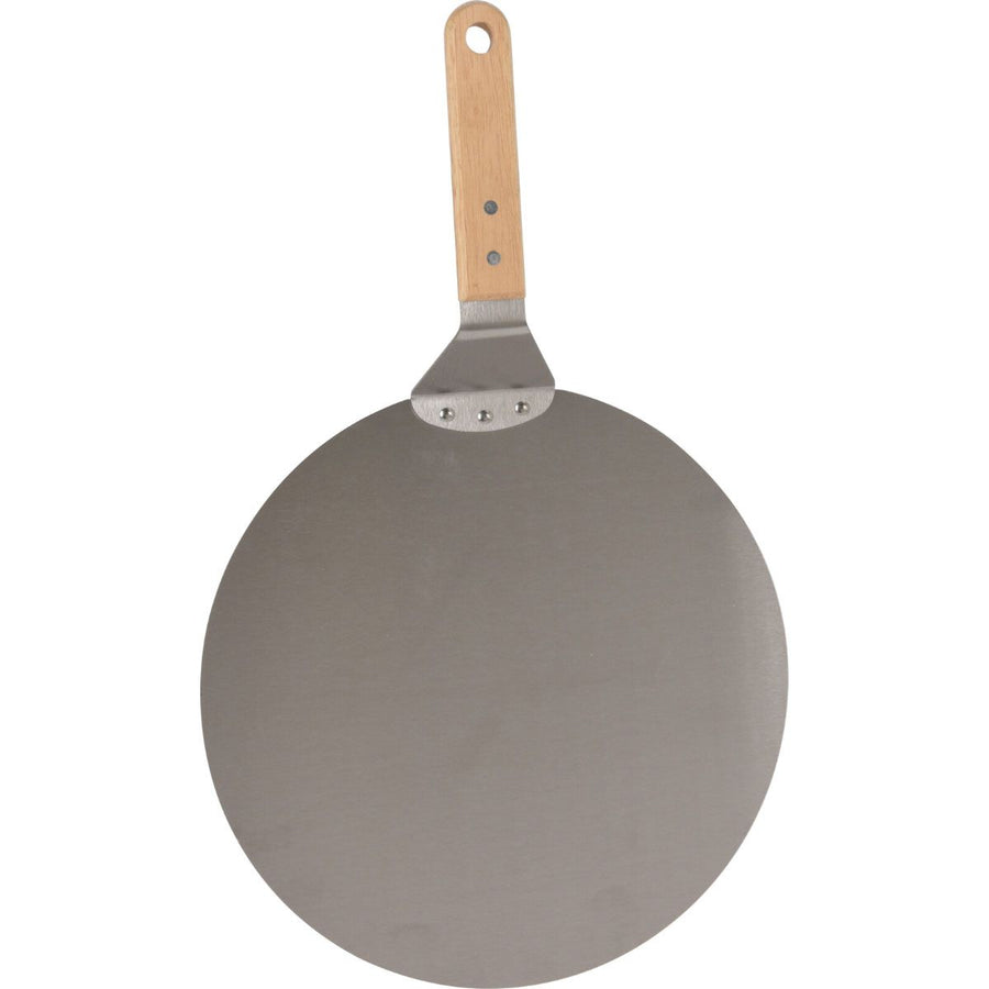 Premium BBQ Pizza Server – 30 cm Pizzaschep | Houten Handvat, Praktisch & Veilig voor Oven en Barbecue