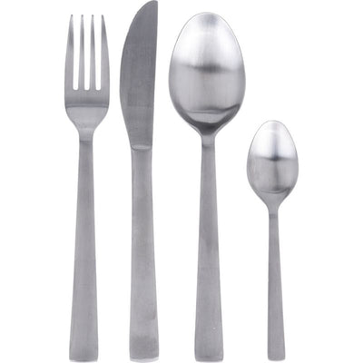 Excellent Houseware Cutlery Set - 16-Piece Stainless Steel | Silver, 4-Person | Stylish, Durable & Complete