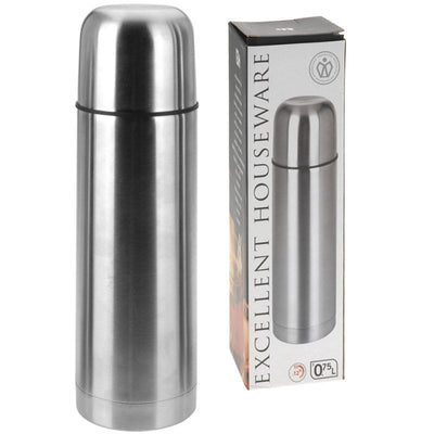 Premium RVS Thermosfles Bullet 0.75L – Stilvol, Duurzaam en Lekvrij – Ideaal voor Kantoor, Sport en Outdoor