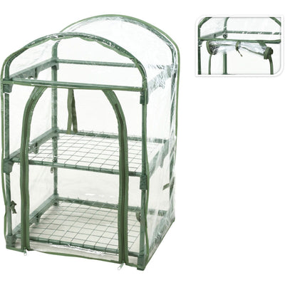 Progarden Greenhouse 2 Tiers – 50x45x84 cm – Durable PVC & Metal – Safe Plant Cultivation & Fast Growth