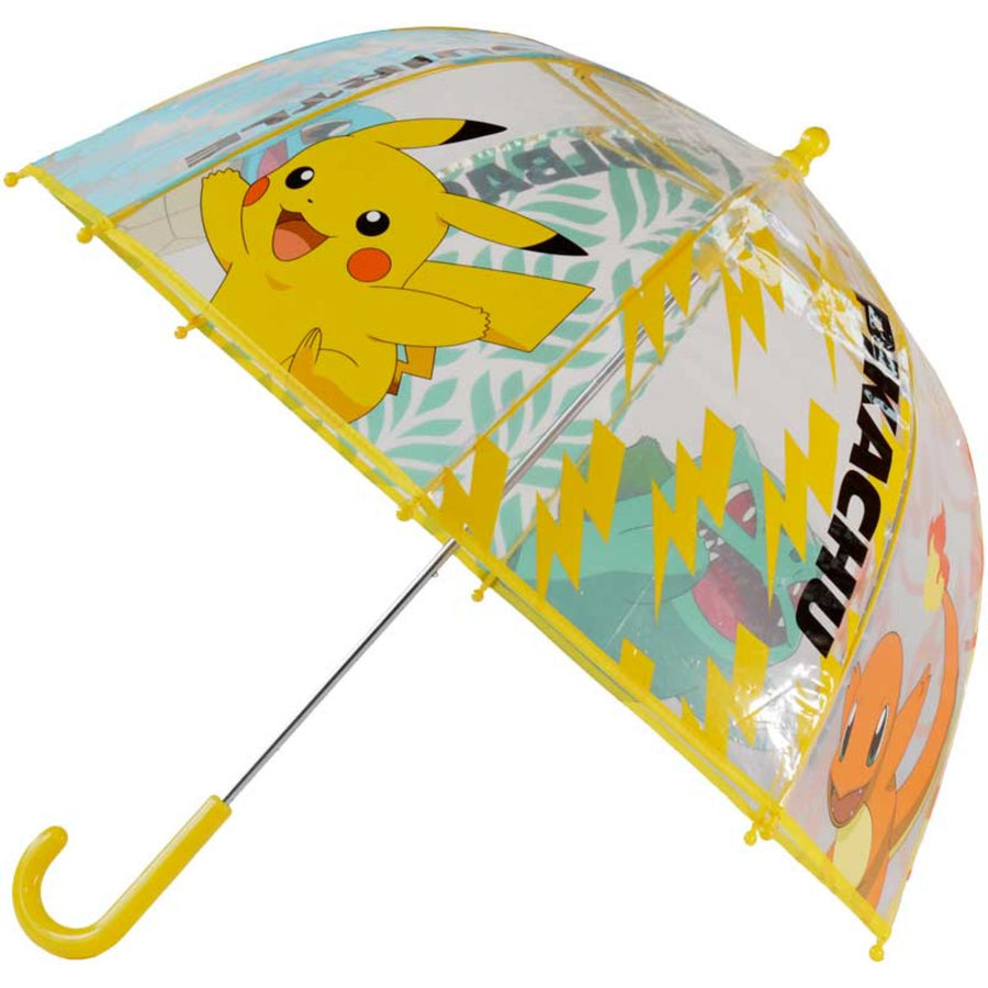 Stick umbrella with Pikachu, Squirtle, Charmander and Bulbasaur