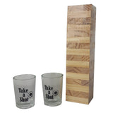 Mini Dranktoren Tipsy Tower – Spanning & Shots | 48 Blokjes | Perfect Partyspel