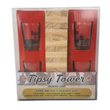 Mini Dranktoren Tipsy Tower – Spanning & Shots | 48 Blokjes | Perfect Partyspel