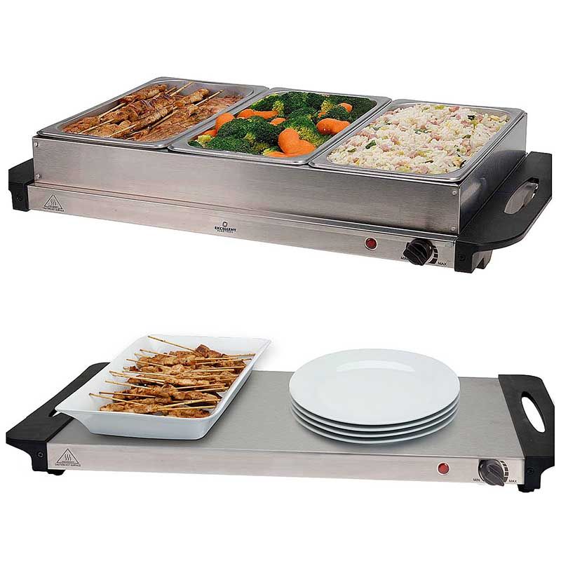 Excellent Electrics Buffet Warmer with Warming Plate 300W