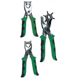Brüder Mannesmann Ultra-Fix Eyelet & Hole Punch Plier Set – 3-Piece – Complete Set with Snap Fasteners & Eyelets