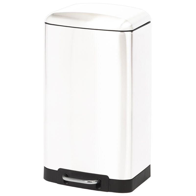 Duett Pedaalemmer 20L – Hygiënisch, Makkelijk in Gebruik – Soft-Close Metaal – Modern Wit
