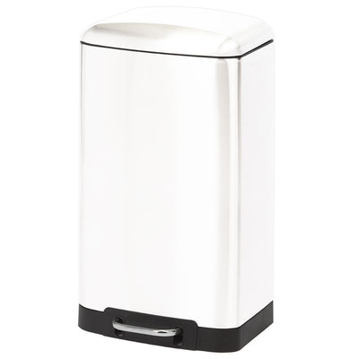 Duett Pedaalemmer 30L – Elegant, Hygiënisch & Gemakkelijk in Gebruik – Soft-Close Metaal – Wit