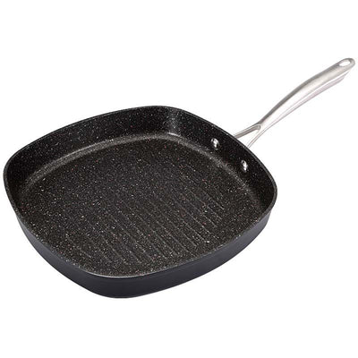 Luxury Bergner Infinity Chefs Grill Pan – 28x28 cm | Titanium Non-Stick Coating & Induction-Compatible