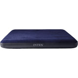 Intex Luxury Air Mattress 2 Person – 191x137x25 cm – Plush Comfort, Fiber-Tech Technology & Quick-Fill 2-in-1 Valve