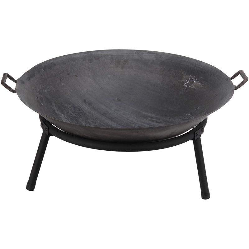 Ambiance Premium Vuurschaal – Gietijzer – Ø 60 cm – Stoer & Duurzaam – Authentieke Buitenhaard – Massief & Hittebestendig – Eyecatcher voor Elke Tuin