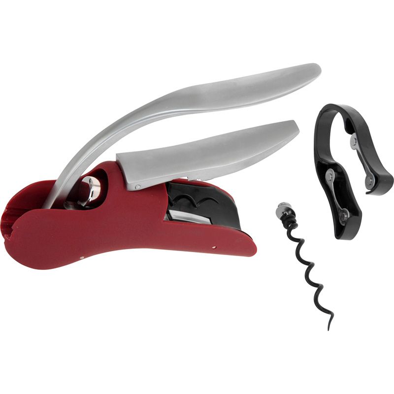 Excellent Houseware Luxe Kurkentrekker Met Foliesnijder – Rood