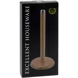 Excellent Houseware Kitchen Roll Holder - Durable Bamboo, Stable & Stylish Design
