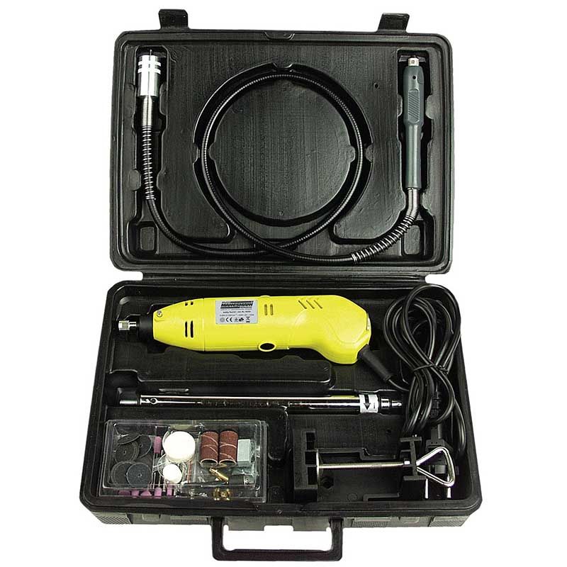 Brüder Mannesmann 80-Piece Hobby Set – Powerful Multifunctional Tool – Complete in Case