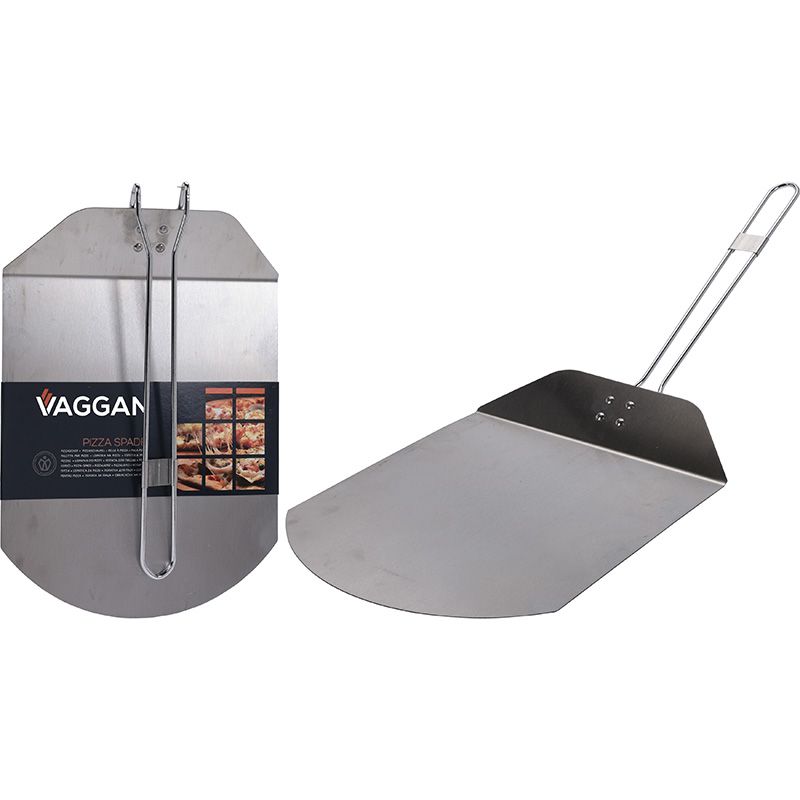 Practical Vaggan Pizza Peel – Foldable & Stainless Steel | Space-Saving & Hygienic