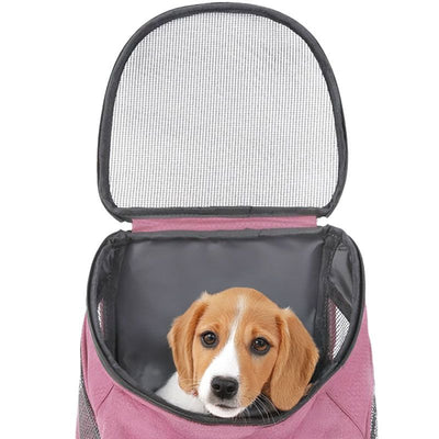 Ceruzo Dog Backpack - For Cats and Dogs up to 10 kg - Pink
